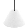 Hanging Ceiling Lamp with Beige Fabric Shade - Fula image 7