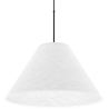 Hanging Ceiling Lamp with Beige Fabric Shade - Fula image 7