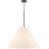 Hanging Ceiling Lamp with Beige Fabric Shade - Fula image 7