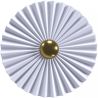 Wall Lamp Applique Flower in White and Gold Metal - 30CM image 7