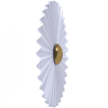 Wall Lamp Applique Flower in White and Gold Metal - 40CM image 7