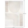 Rug Large Contemporary Modern Design - Beige (290x200 cm) - Rya image 7