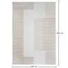 Rug Large Contemporary Modern Design - Beige (290x200 cm) - Loru image 7