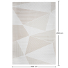 Rug Large Contemporary Modern Design - Beige (290x200 cm) - Cerna image 7