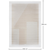 Rug Large Contemporary Modern Design - Beige (290x200 cm) - Terna image 7