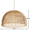 Rattan Pendant Lamp - Boho Bali - Capril image 7