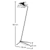 Black Floor Lamp - Living Room Lamp - Giorge image 7