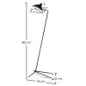 Black Floor Lamp - Living Room Lamp - Giorge image 7