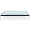 Square coffee table - Glass - 120 cm - Kart image 7