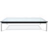 Square coffee table - Glass - 120 cm - Kart image 7