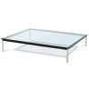 Square coffee table - Glass - 120 cm - Kart image 7
