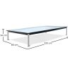 Square coffee table - Glass - 120 cm - Kart image 7