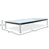 Square coffee table - Glass - 120 cm - Kart image 7