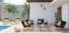 Square coffee table - Glass - 120 cm - Kart image 7