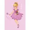 Large Kids Fairy Design Carpet - Pink (290x200 cm) - Oya image 7