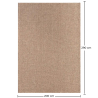 Buy Carpet - (290x200 cm) - Anju Brown 61443 at Privatefloor