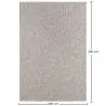 Large Contemporary and Modern Design Rug - Beige (290x200 cm) - Tug image 7