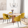 Corduroy Upholstered Dining Chair - Feudum image 7