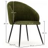 Dining Chair Upholstered in Velvet - Brugges image 7