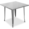 Buy Square Industrial Design Dining Table - Stylix Steel 58359 in the United Kingdom
