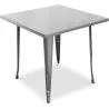Square Industrial Design Dining Table - Stylix image 7