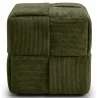 Square Corduroy Upholstered Pouf - Modern Design - Cube image 7