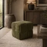 Square Corduroy Upholstered Pouf - Modern Design - Cube image 7