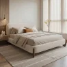 Double bed 160x200 CM Bed - Upholstered in Bouclé Fabric - Dream image 7