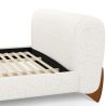 Double bed 160x200 CM Bed - Upholstered in Bouclé Fabric - Dream image 7