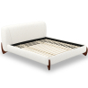 Headboard and Bed Frame for 160x200 CM Bed - Upholstered in Bouclé Fabric - Delicious image 7