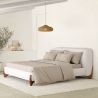 Headboard and Bed Frame for 180x200 CM Bed - Upholstered in Bouclé Fabric - Dream image 7