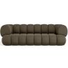 Velvet Upholstered Sofa - Modern Style - 2/3 Seater - Curved Teddy image 7