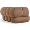 Velvet Upholstered Armchair - Modern Style - Curved Velvet image 7