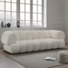 Bouclé Upholstered Sofa - Modern Style - 2/3 Seats - Curved Teddy image 7