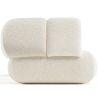 Bouclé Upholstered Sofa - Modern Style - 2/3 Seats - Curved Teddy image 7