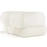 Bouclé Fabric Upholstered Armchair - Modern Style - Curved Teddy image 7