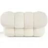 Bouclé Fabric Upholstered Armchair - Modern Style - Curved Teddy image 7