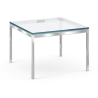 Buy Square coffee table - Glass - Konel Steel 16313 - in the UK