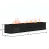 Decorative Electric Fireplace with Water Vapor Flame - 50CM image 7