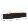 Decorative Electric Fireplace with Water Vapor Flame - 160CM image 7