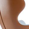 Contemporary Upholstered Design Armchair with Footrest - Derta image 7