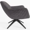 Upholstered Curved Design Contemporary Style Armchair - Mirrel image 7
