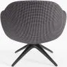 Upholstered Curved Design Contemporary Style Armchair - Mirrel image 7
