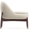 Curved Scandinavian Design Upholstered Armchair - Larseen image 7