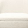 Curved Scandinavian Design Upholstered Armchair - Larseen image 7
