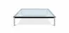 Square coffee table - Glass - 80 cm - Kart image 7