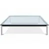 Square coffee table - Glass - 80 cm - Kart image 7