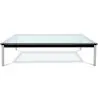 Square coffee table - Glass - 80 cm - Kart image 7