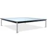Square coffee table - Glass - 80 cm - Kart image 7