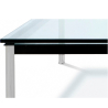 Buy Square coffee table - Glass - 70 cm - Kart Steel 13298 home delivery
